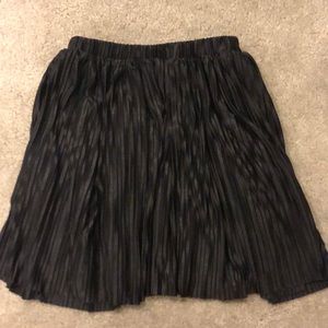 Black Skirt with elastic waist band
